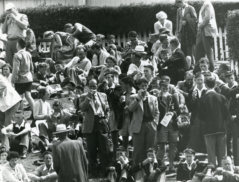Crowd at the Basin Reserve