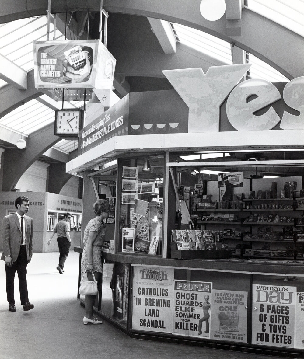 Newsagent at the railway station