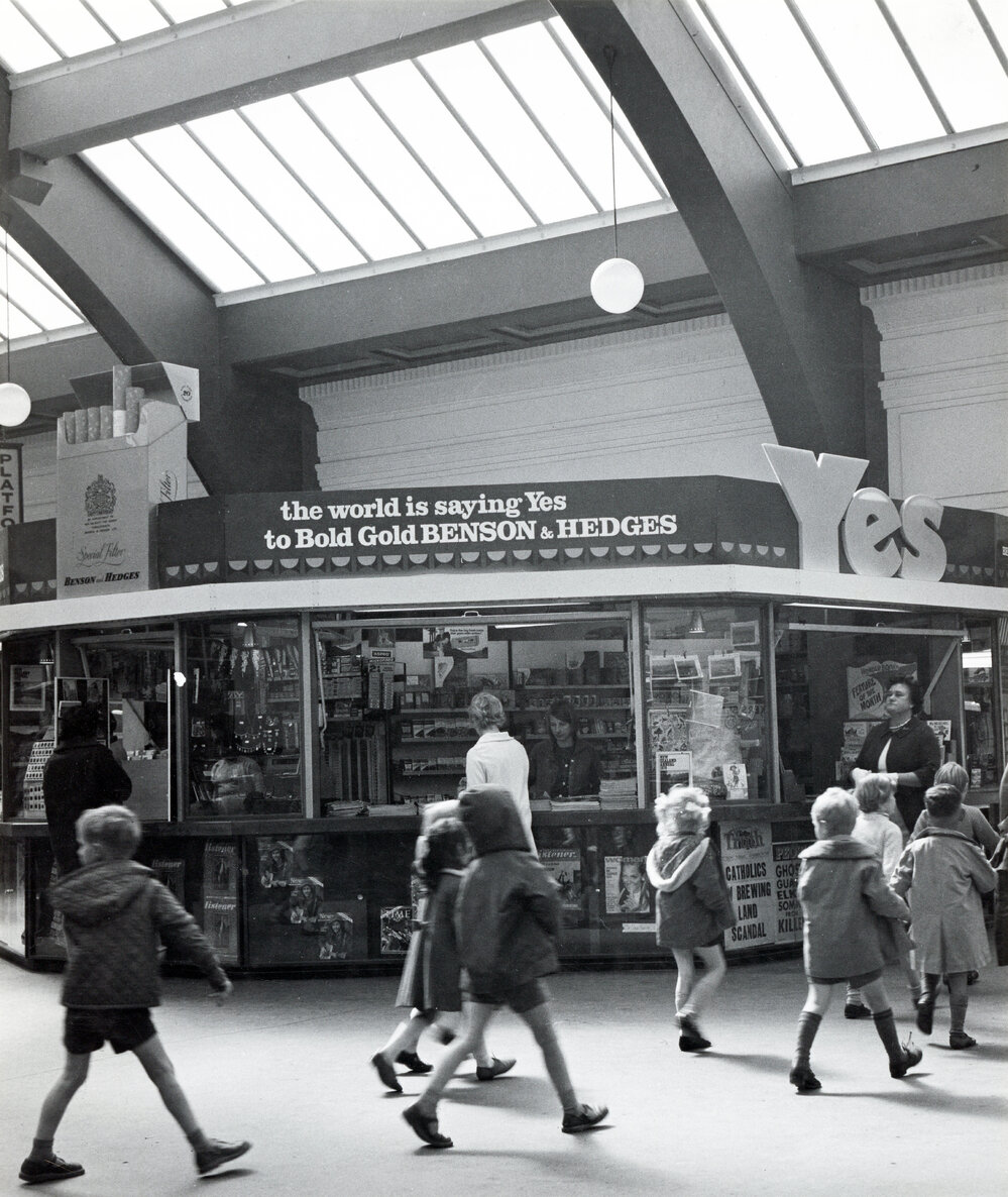 Newsagent at the railway station