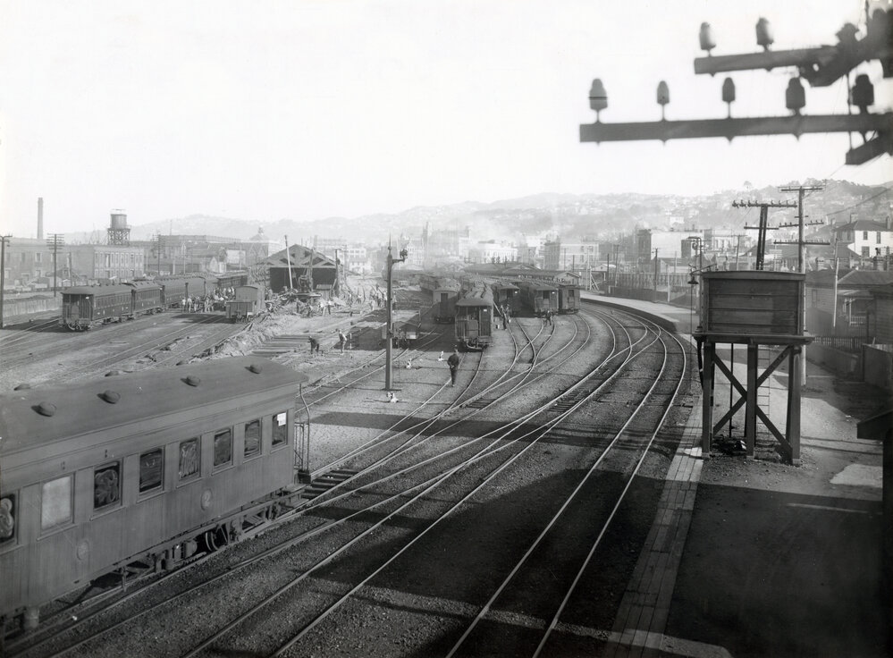 Lambton Station rail yards