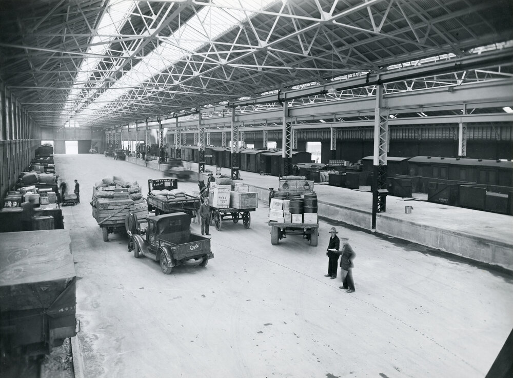 Thorndon Station goods shed
