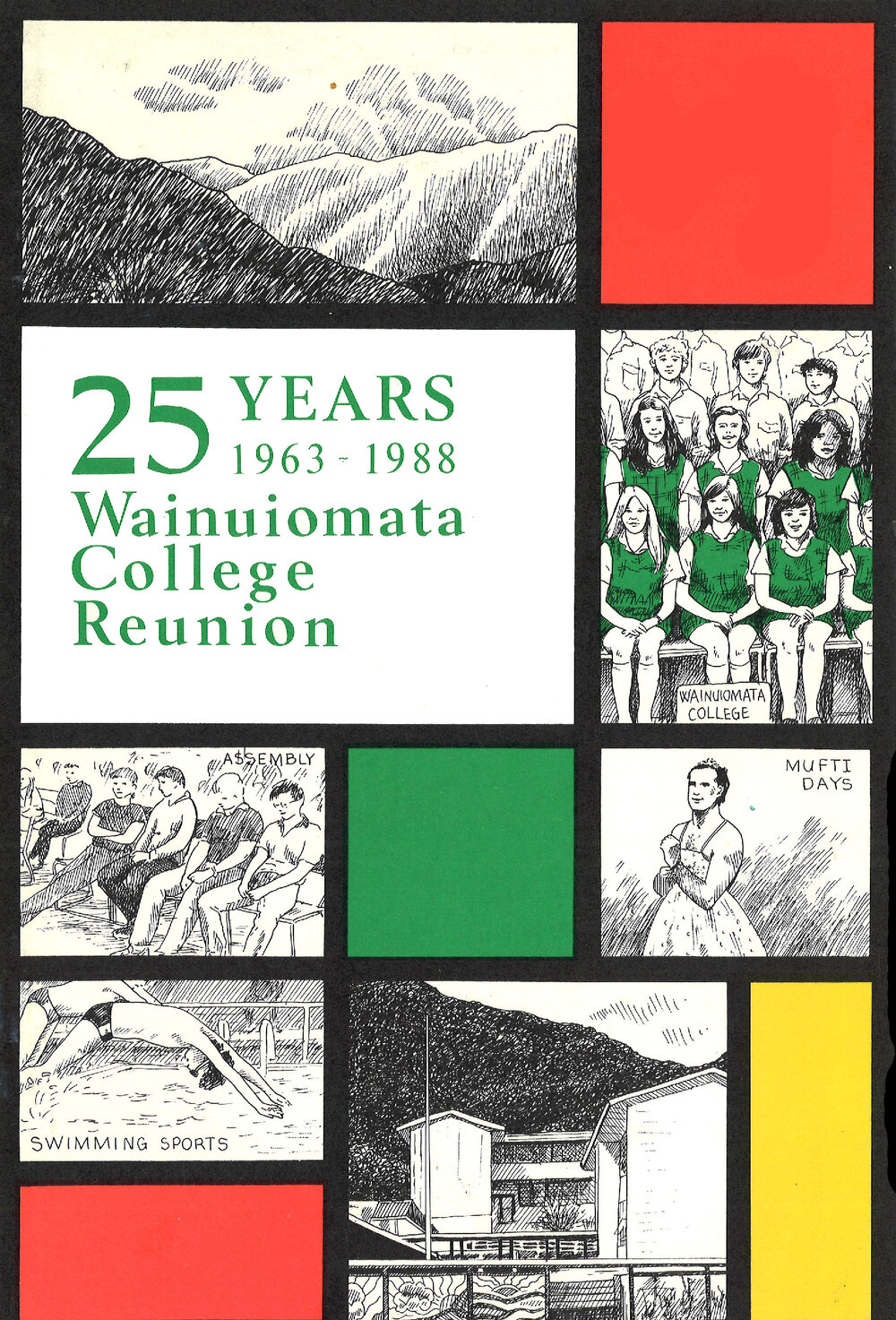 Wainuiomata College 25th Jubilee magazine, 1963 - 1988