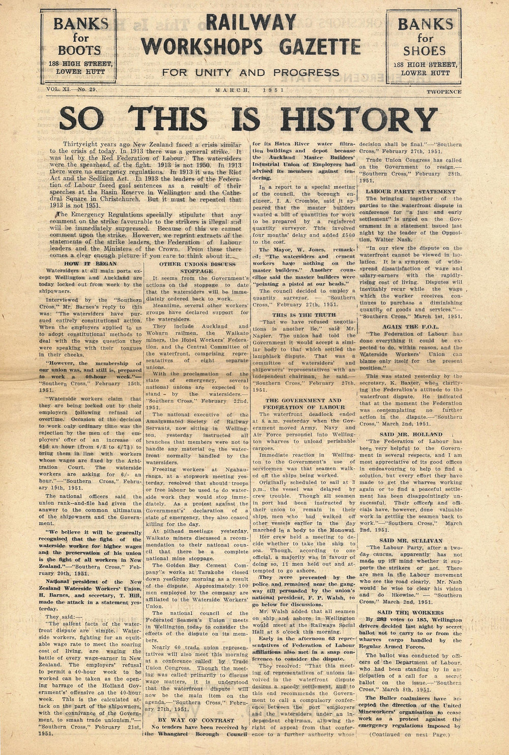 Railway Workshops Gazette : So this is history