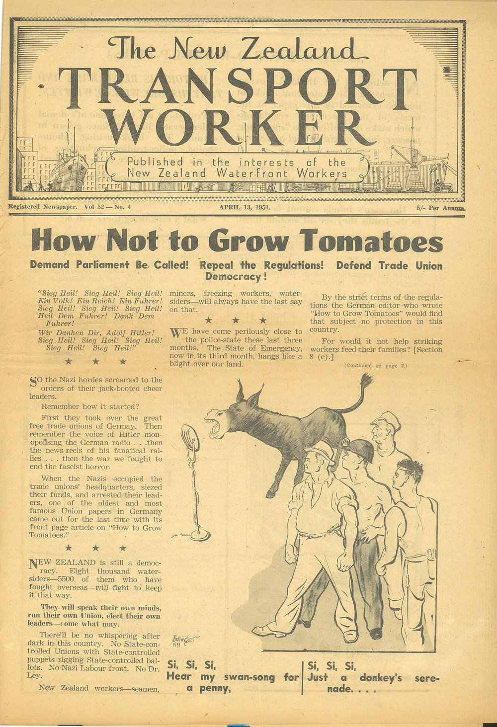 The New Zealand Transport Worker : How not to grow tomatoes