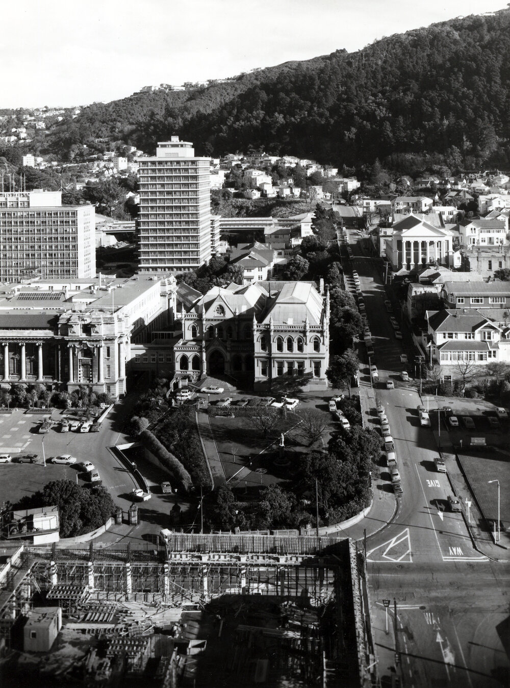 Parliament Grounds as seen from Vogel House