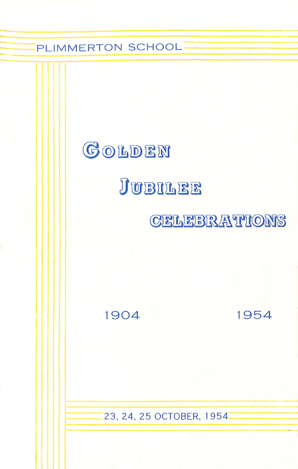 Plimmerton School: Golden Jubilee Celebrations
