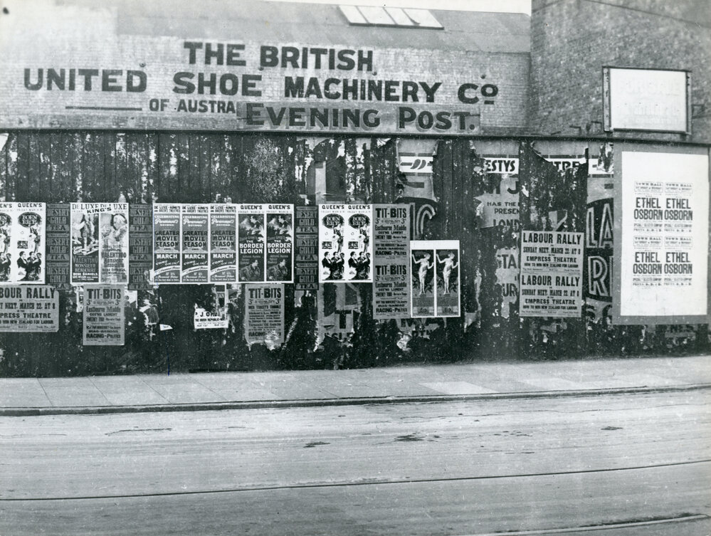 Posters in Cuba Street