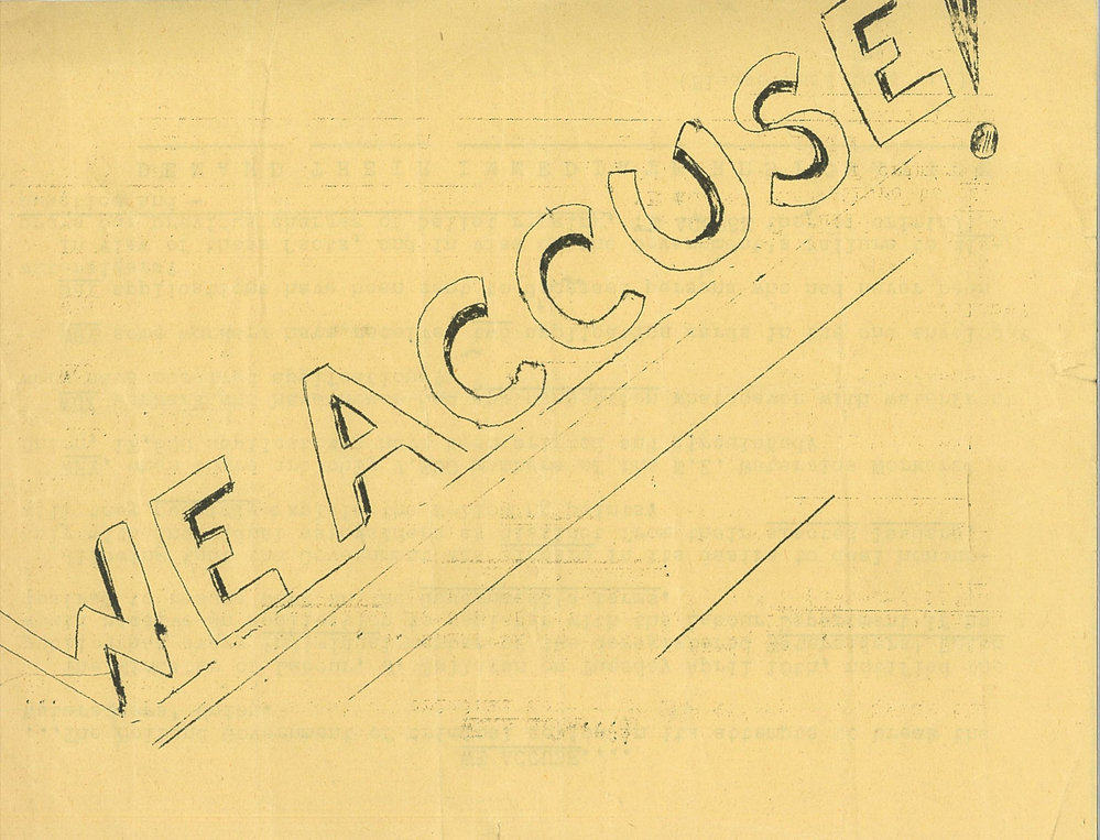 We Accuse!