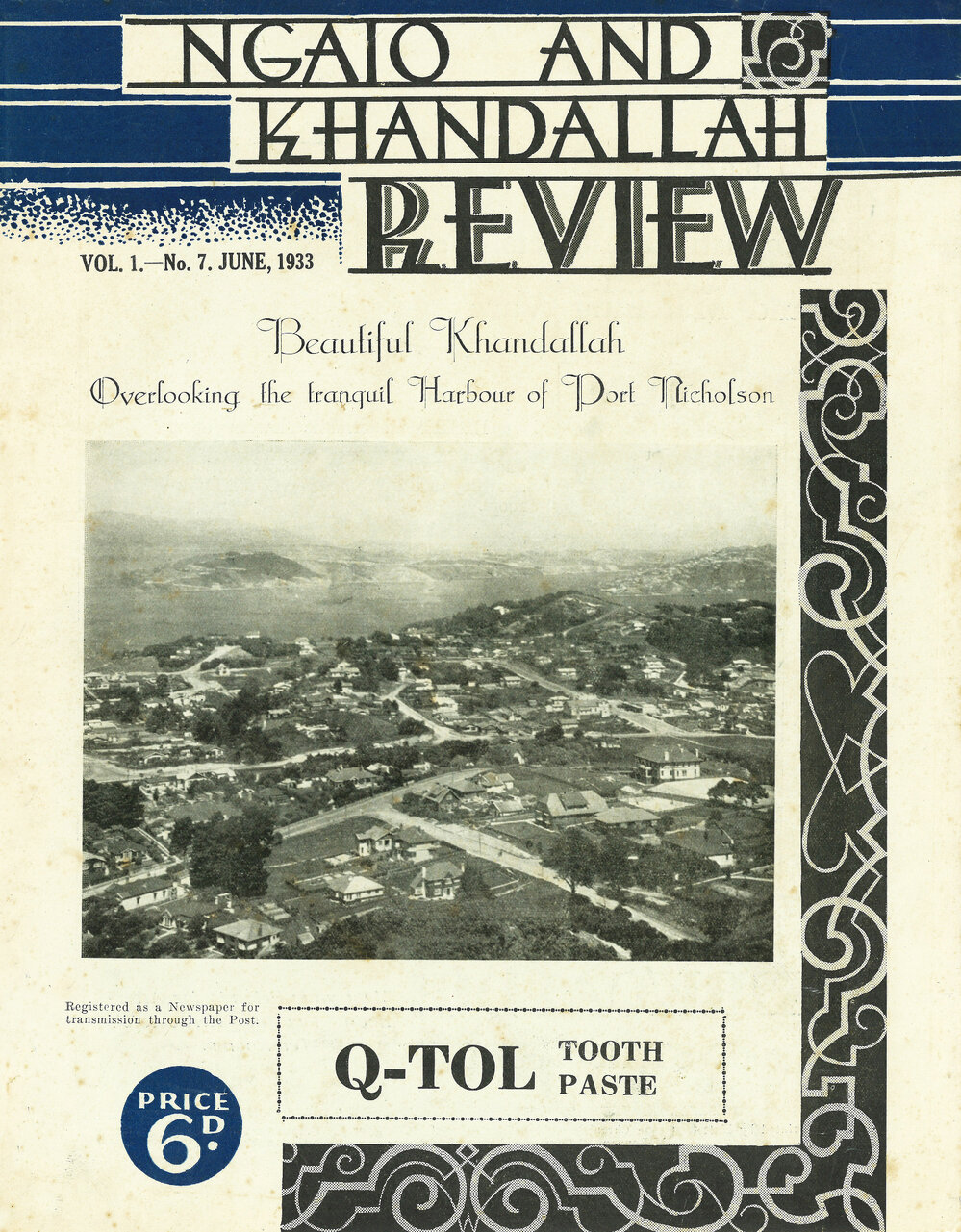 Ngaio and Khandallah Review, June 1933