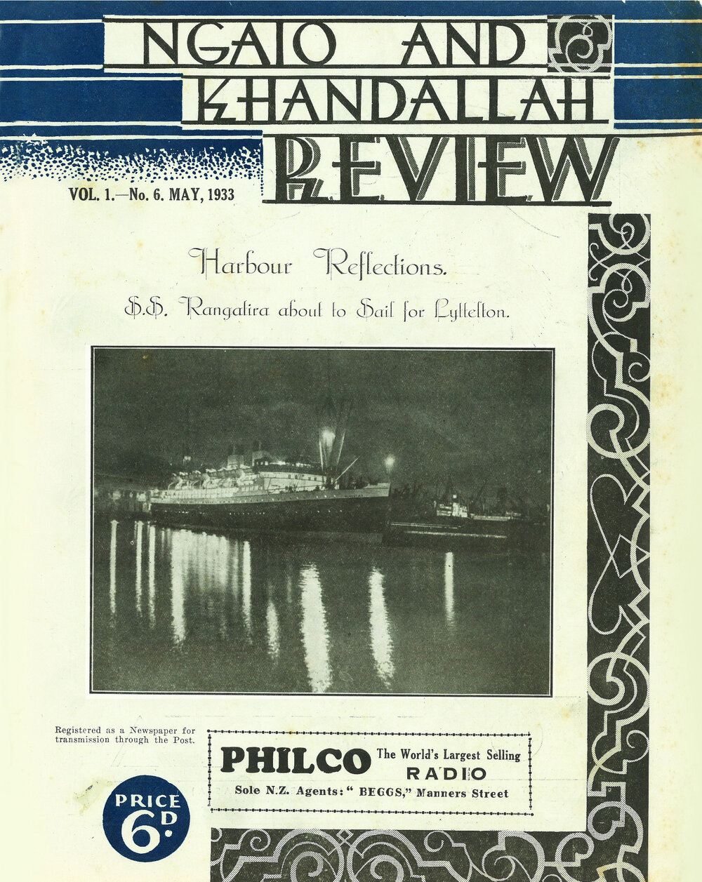 Ngaio and Khandallah Review, May 1933