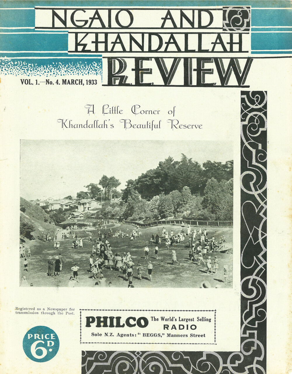 Ngaio and Khandallah Review, March 1933