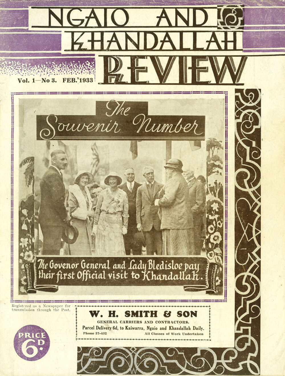 Ngaio and Khandallah Review, February 1933