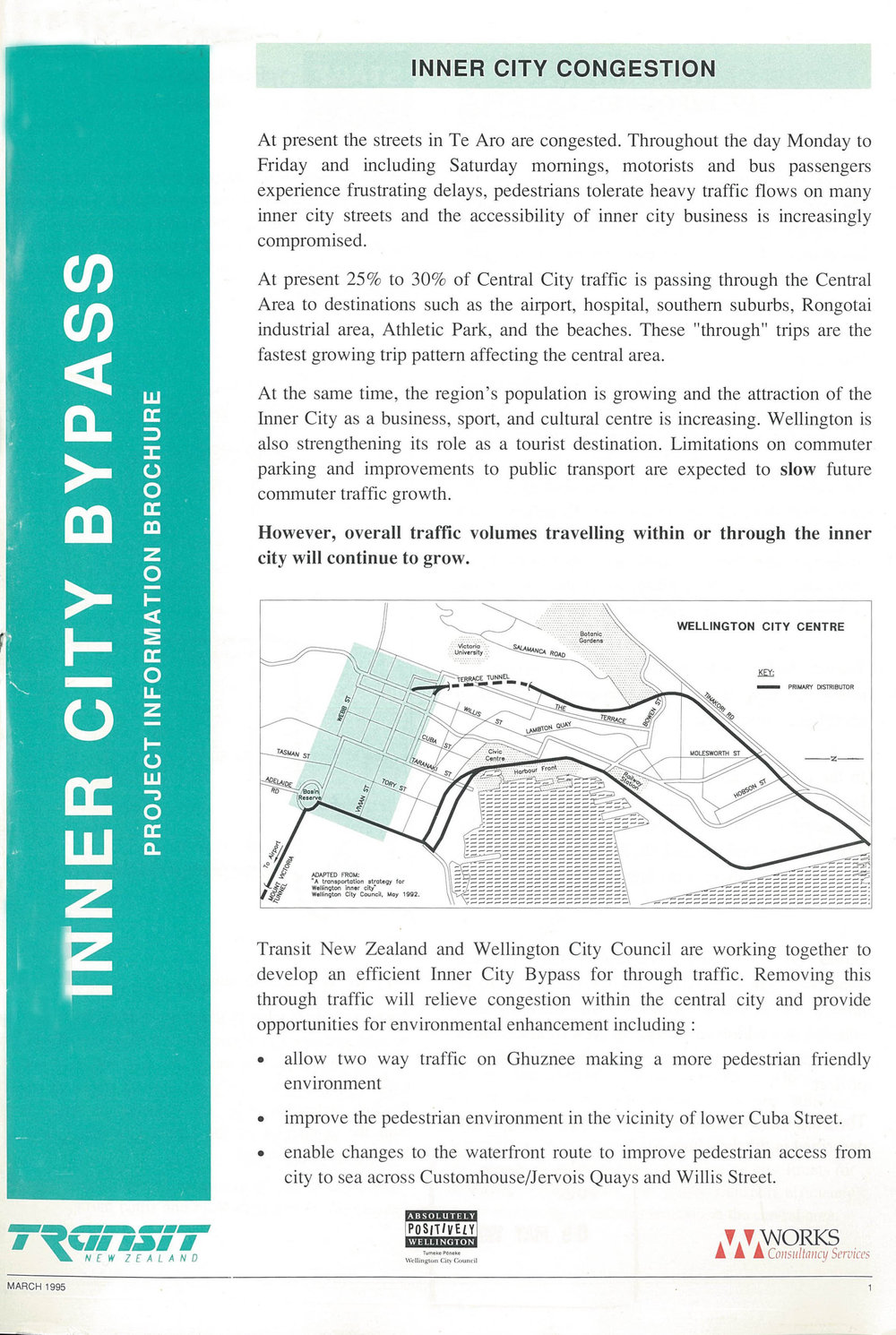 Wellington Inner City Bypass project information brochures