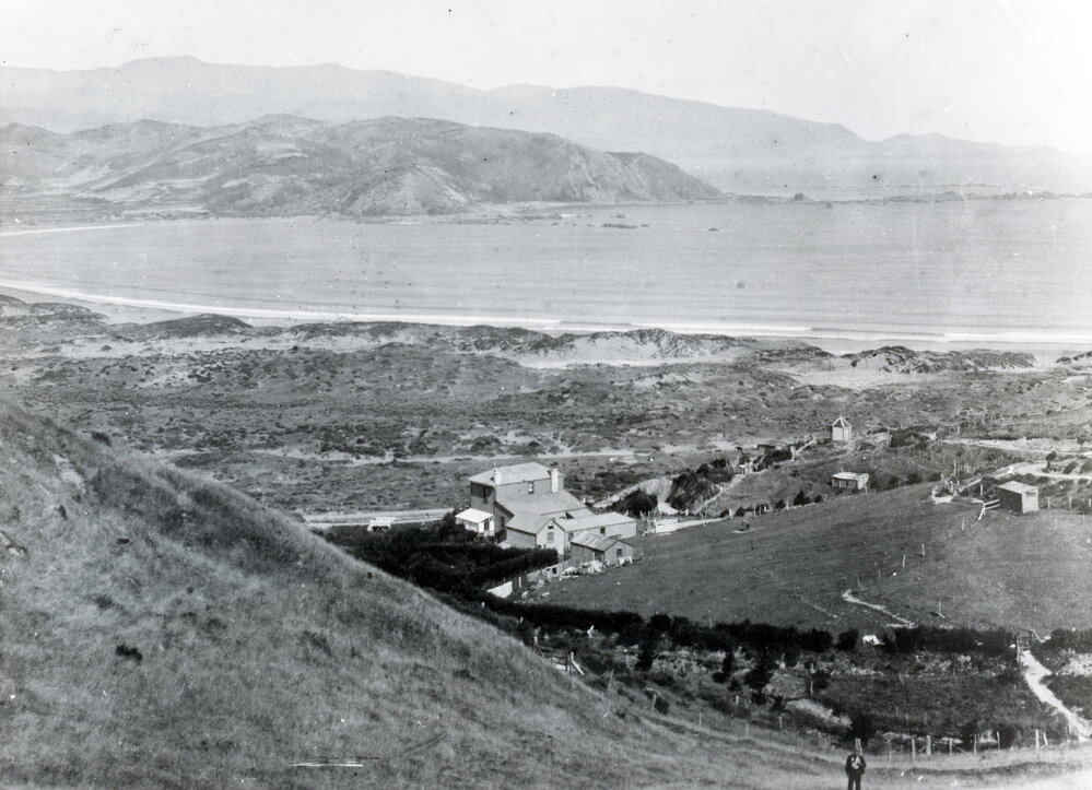 Residence of the Hayward family, Lyall Bay
