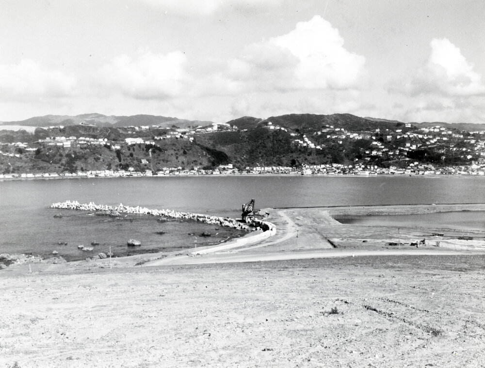 Lyall Bay breakwater