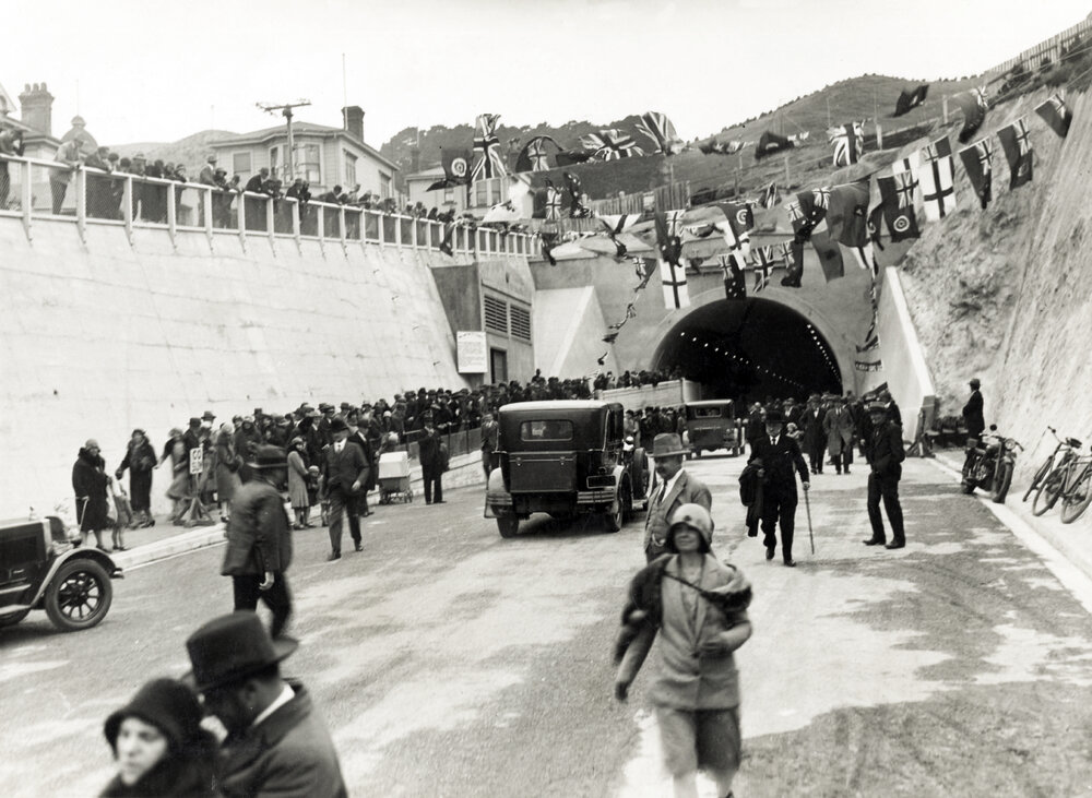 Opening ceremony of the Mt Victoria Tunnel