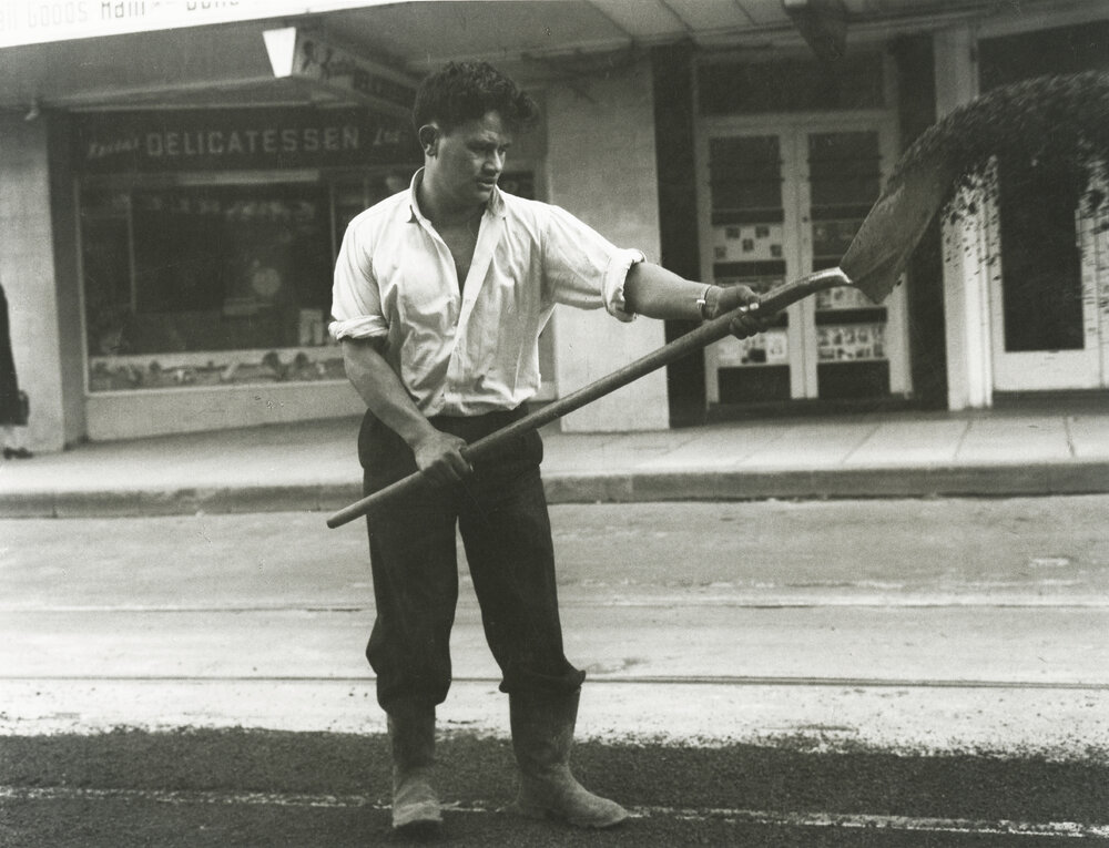 Roadworks on Manners Street