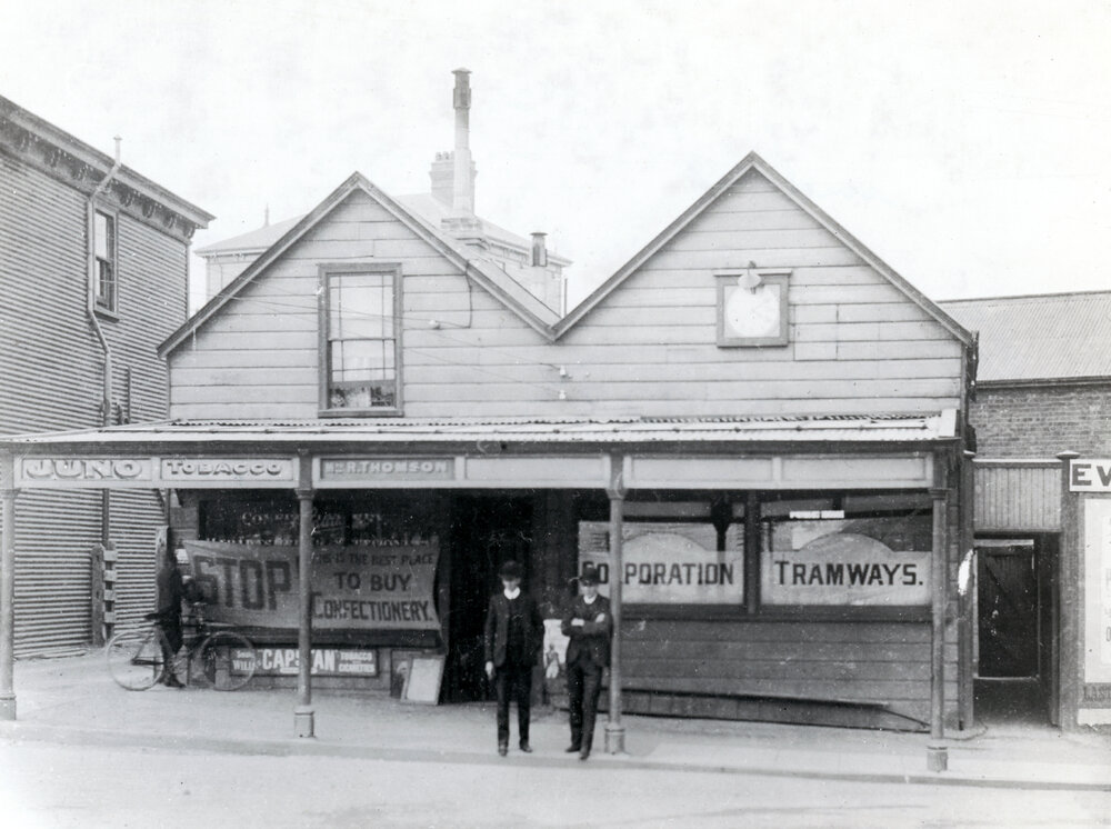 Storefronts in Newtown