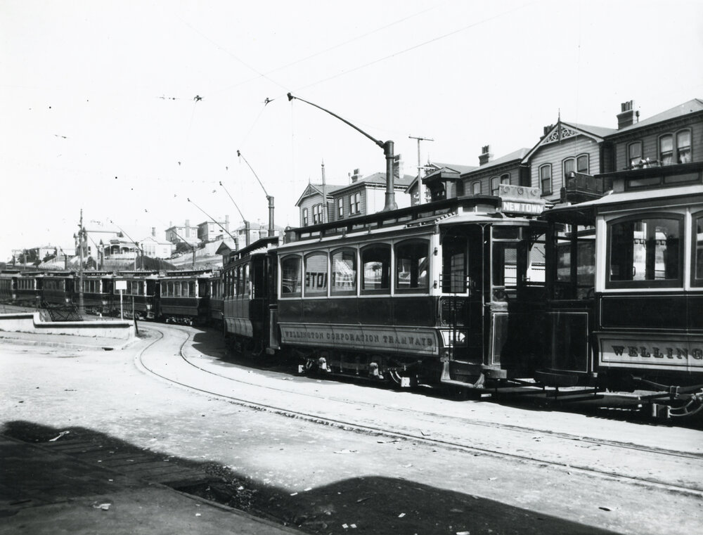 Trams on Mansfield Street