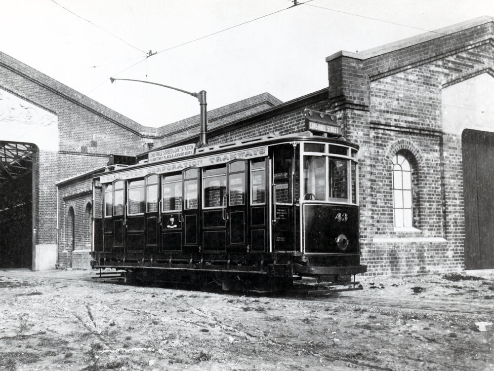 Wellington Corporation Tramways tram car no. 43