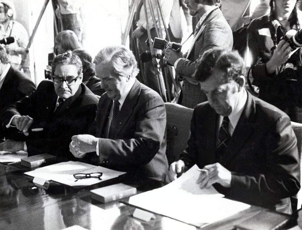 Cabinet meeting at Government House