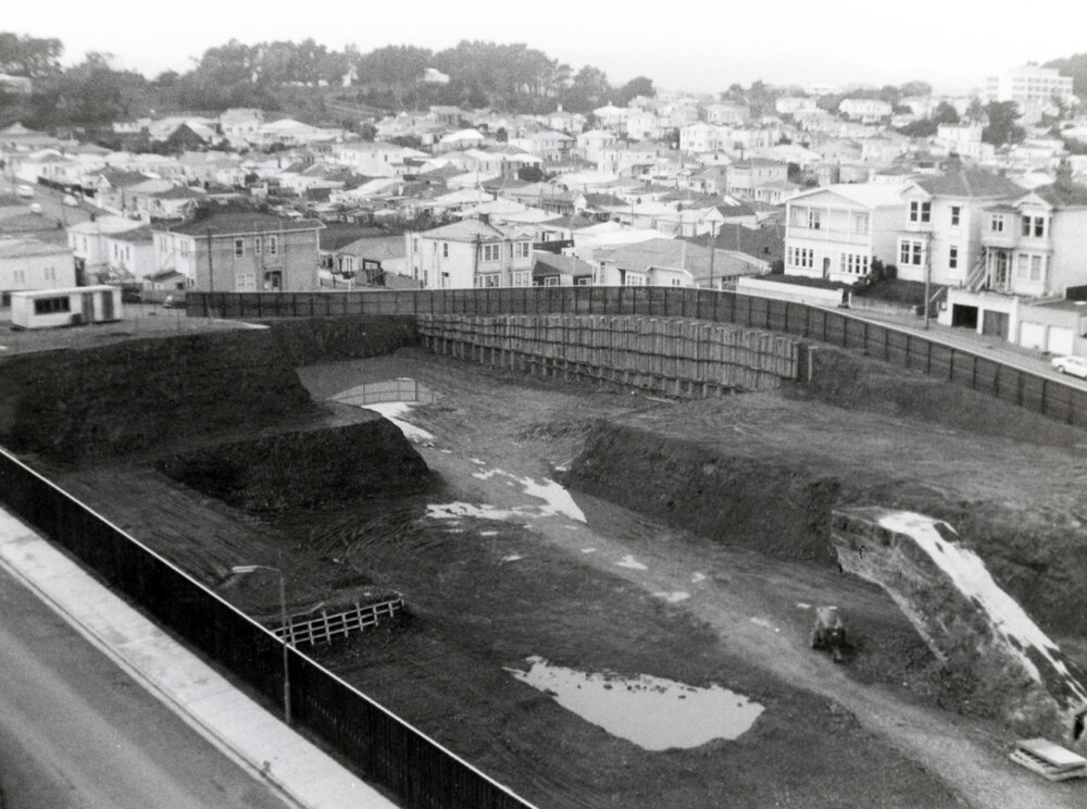 Excavations for Wellington Hospital's Total Energy Centre