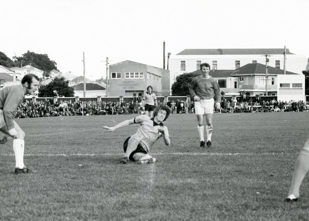 Soccer at the Basin Reserve