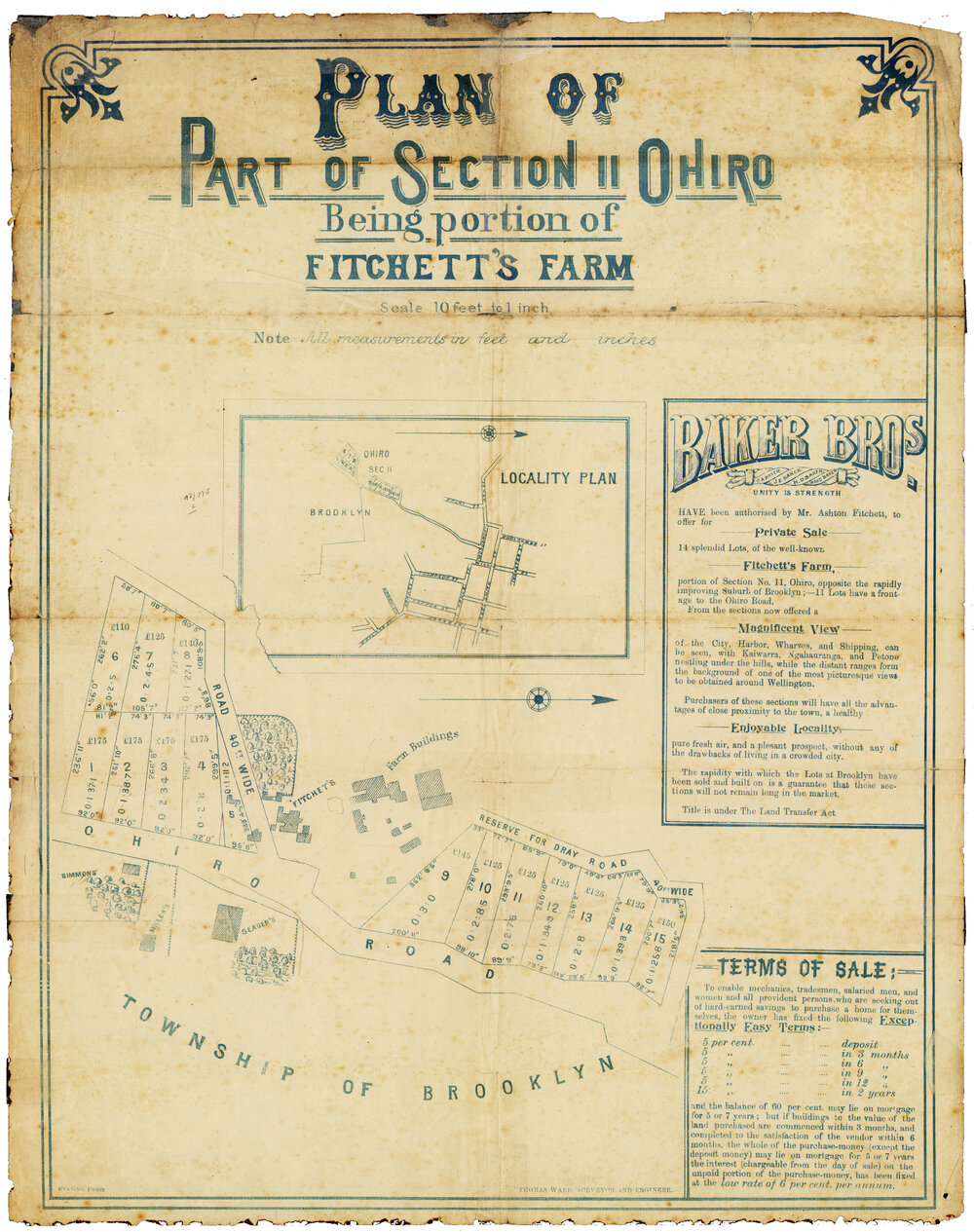Brooklyn Subdivision Plan (1890)