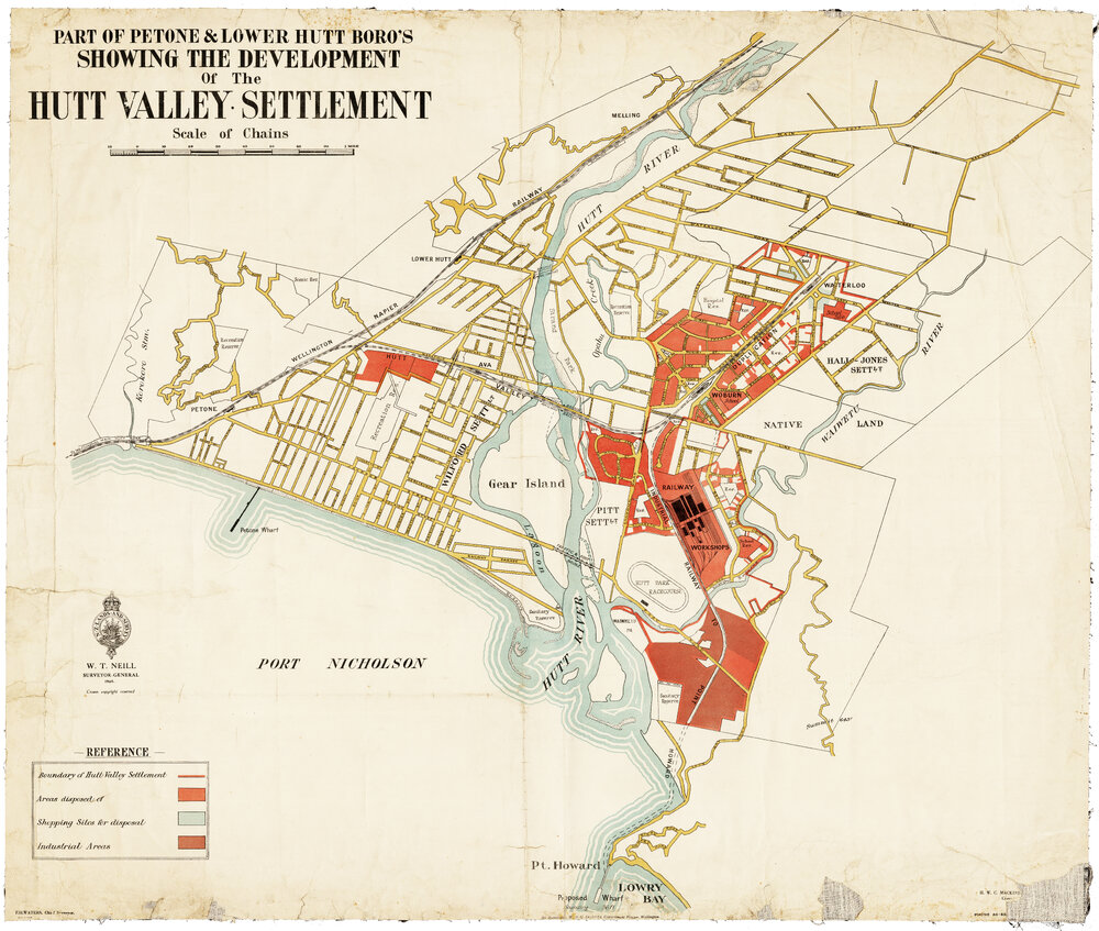 Development of the Hutt Valley Settlement (1928)