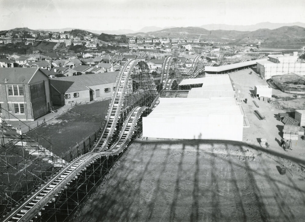 Rollercoaster at the Centennial Exhibition