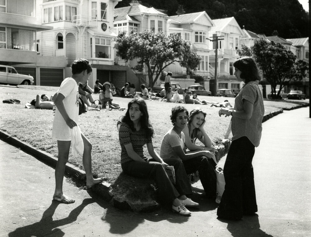 Teenagers in Oriental Bay