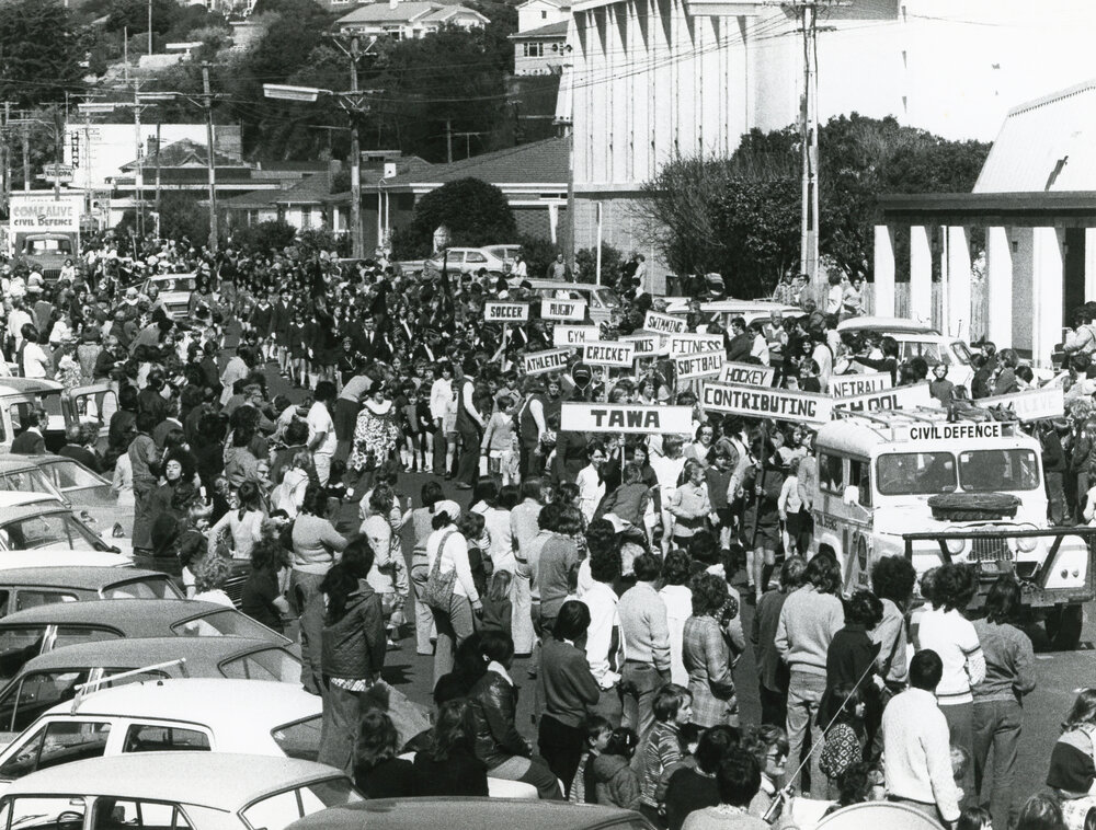 Parade in Tawa's Main Road