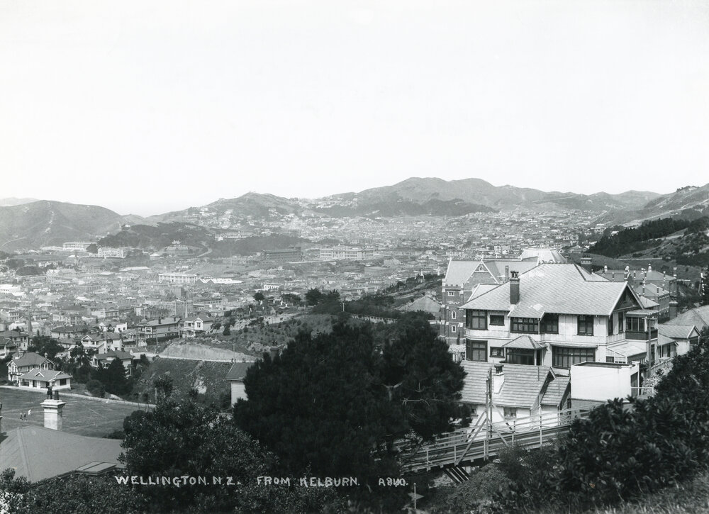 View from Kelburn, 1920s