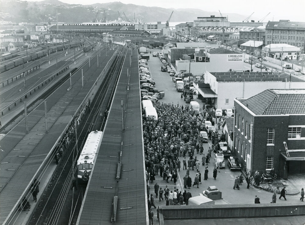 1956 Springboks arrive in Wellington