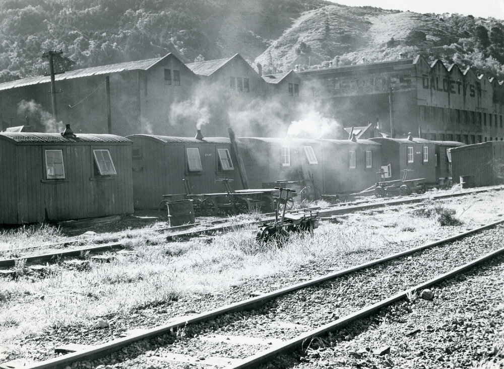 Railway worker's huts
