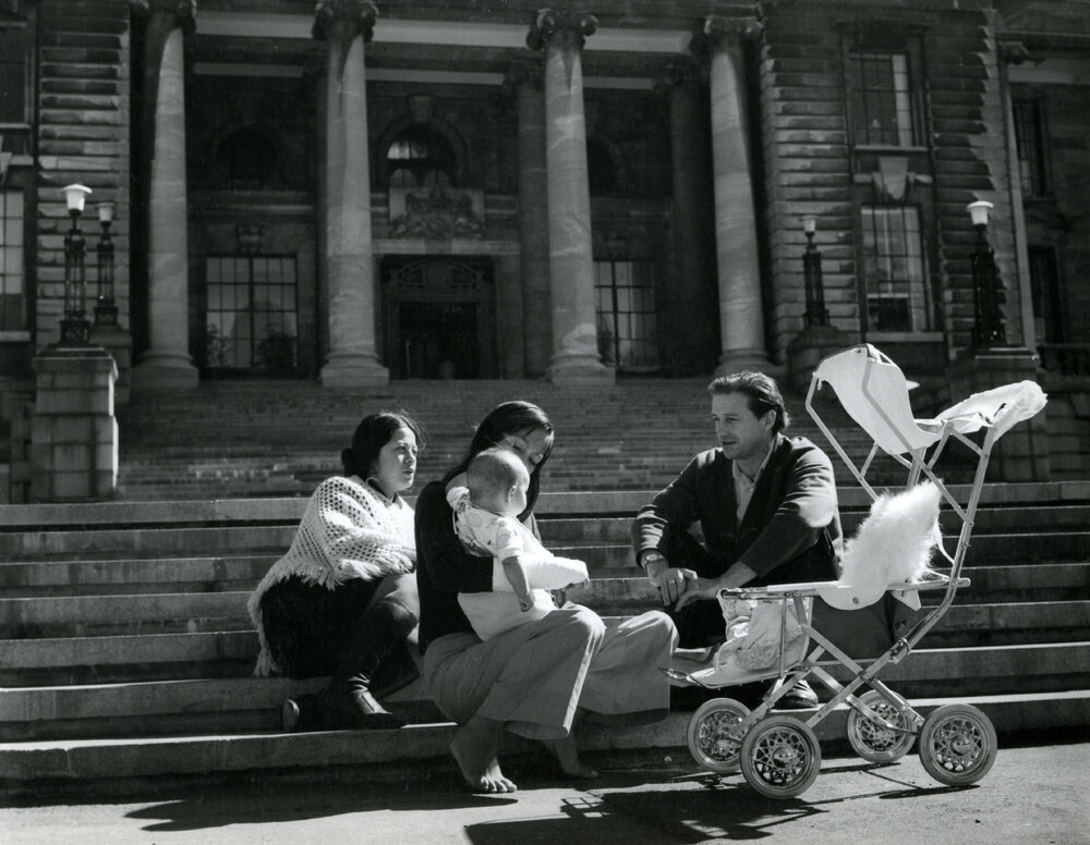 A family at Parliament