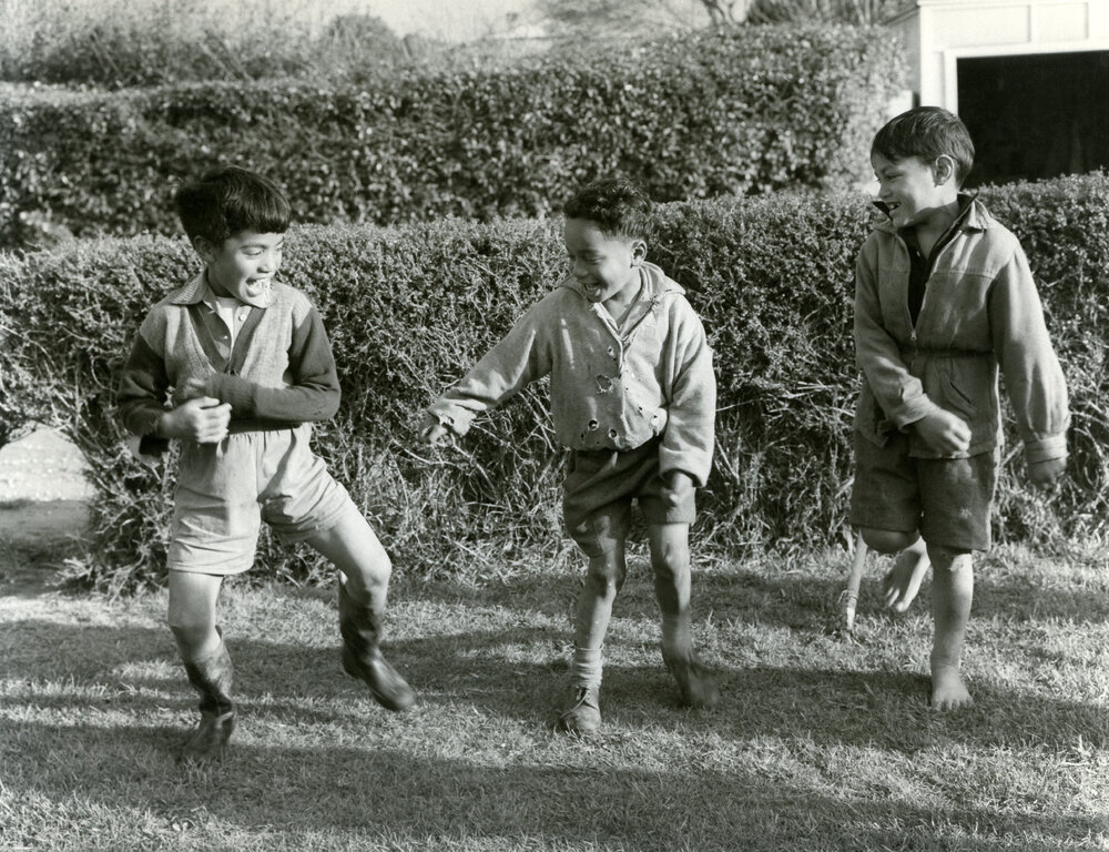 Children perform a haka