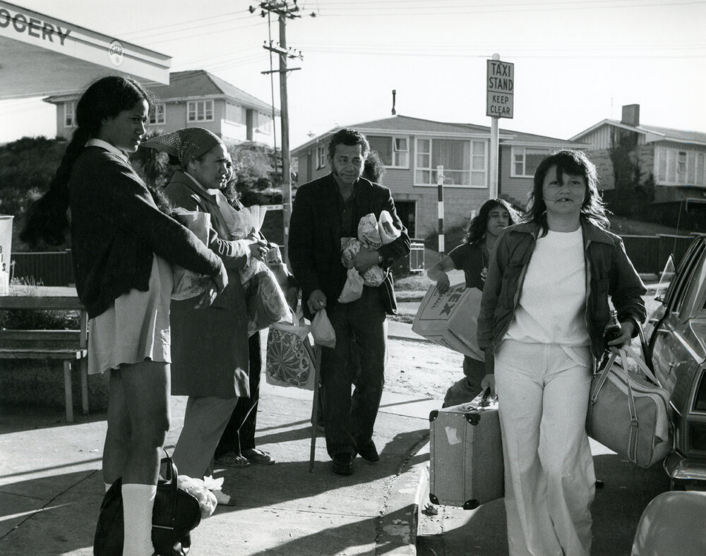 Taxi stand in Cannons Creek, Porirua