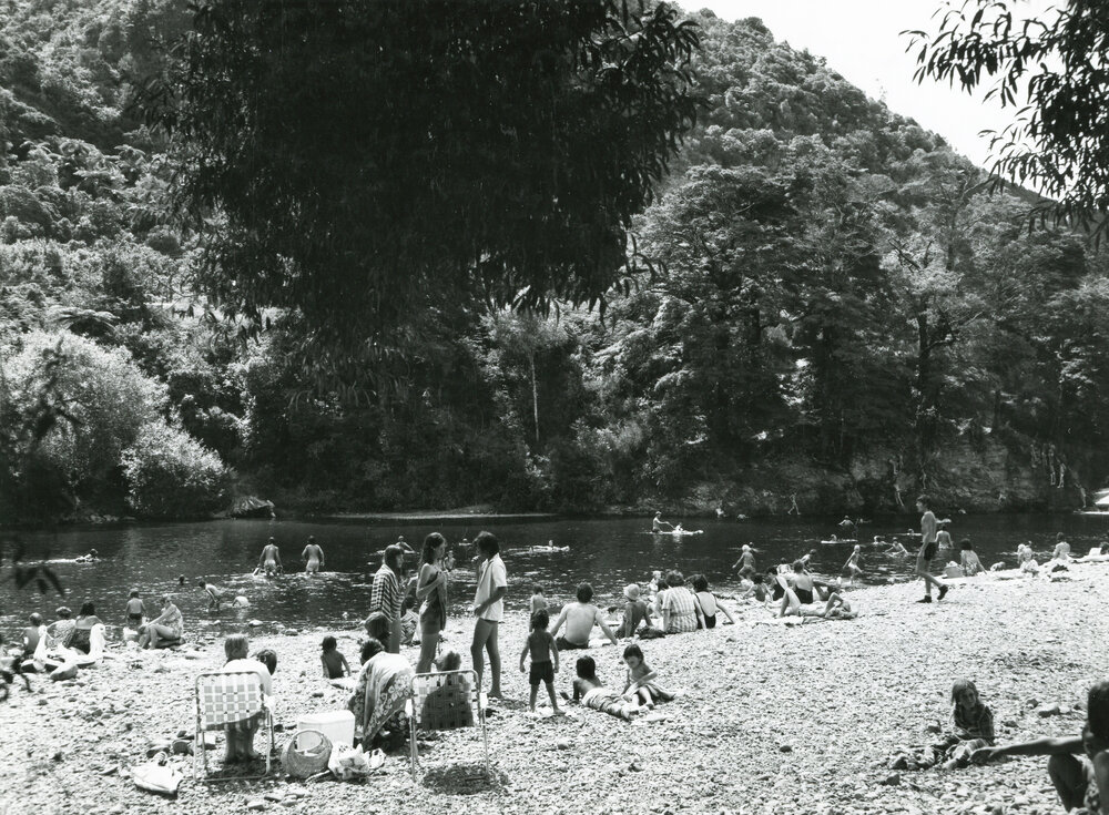 Swimming at the Hutt River
