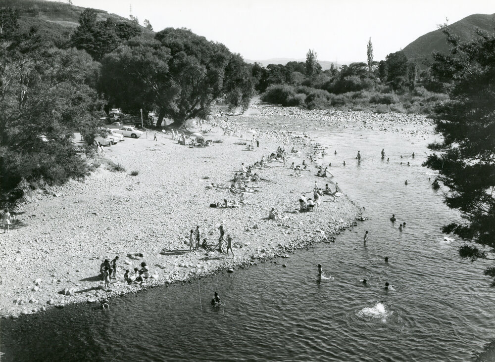 Swimming at the Hutt River