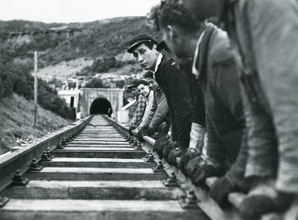 Remutaka deviation track-laying