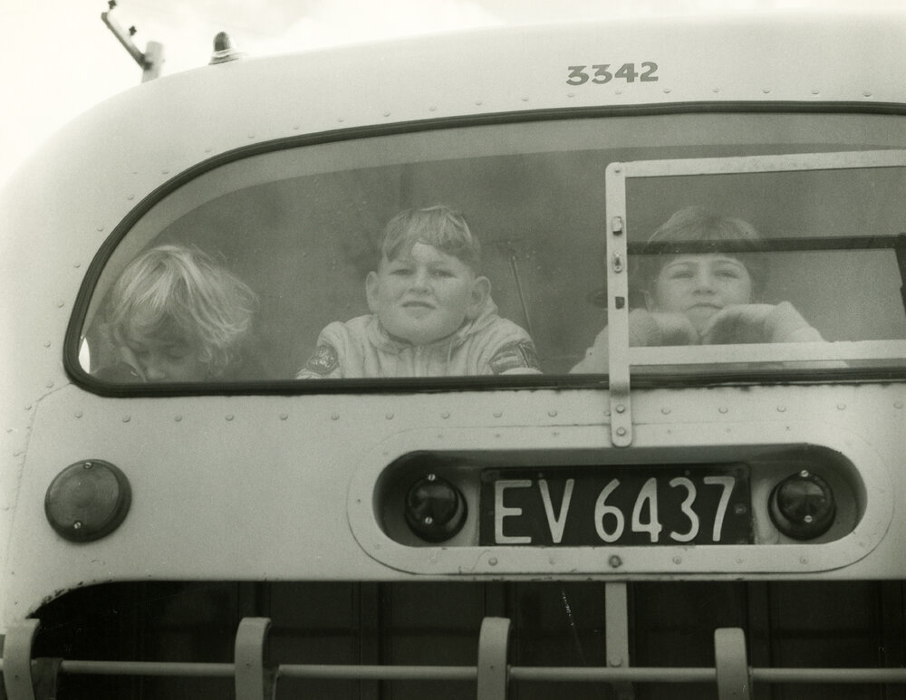 Children on the bus