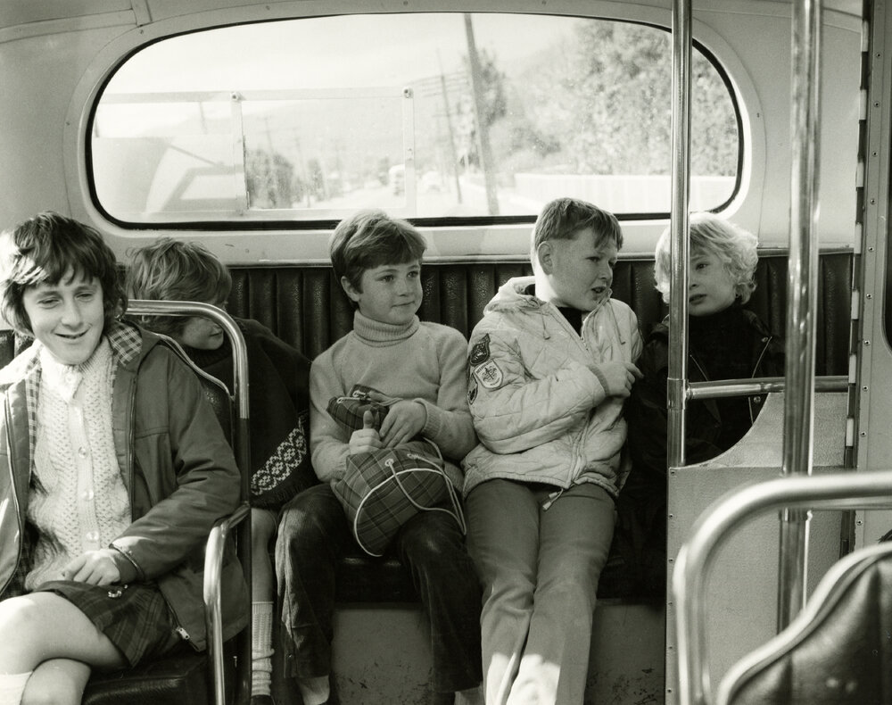 Children on the bus