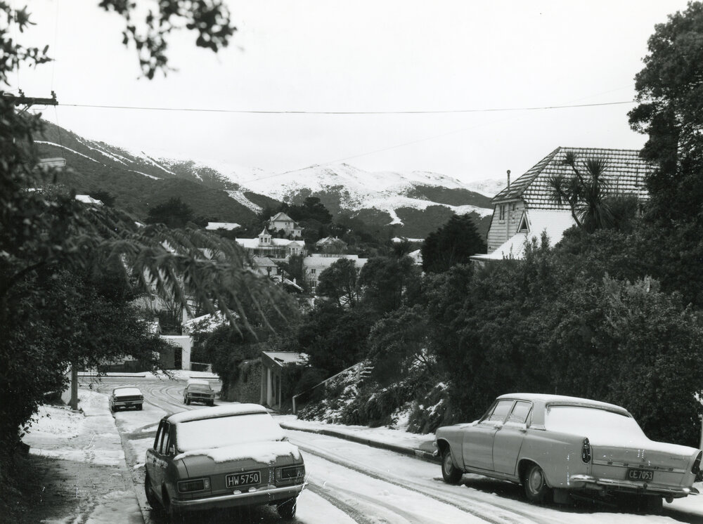 Snow in Karori, 1976
