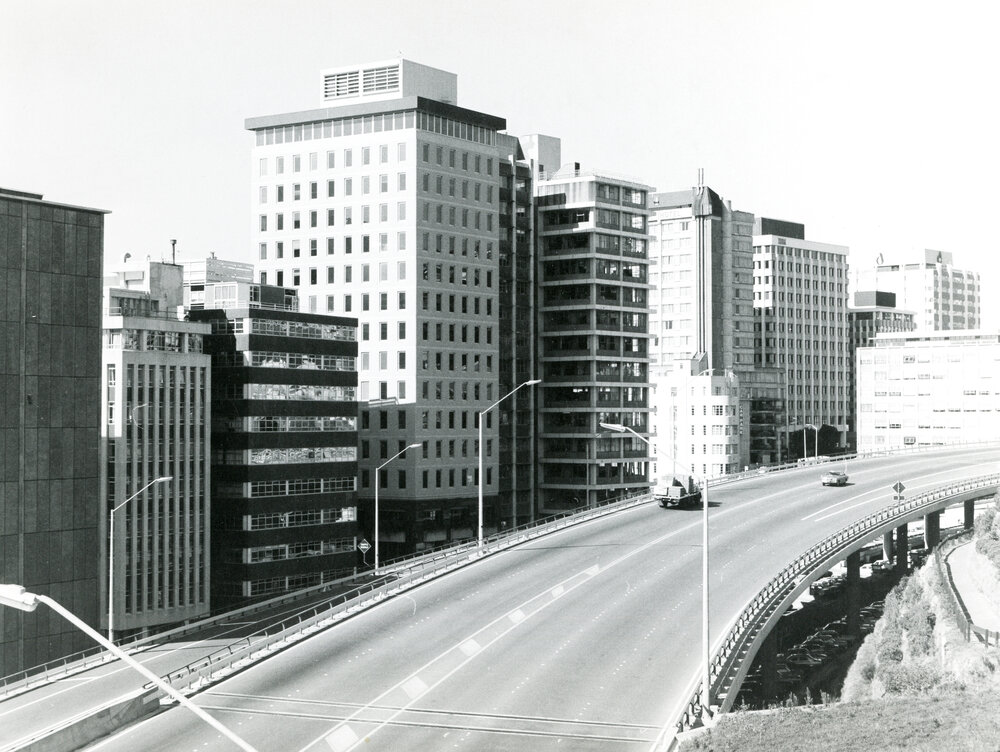 Motorway and Terrace buildings