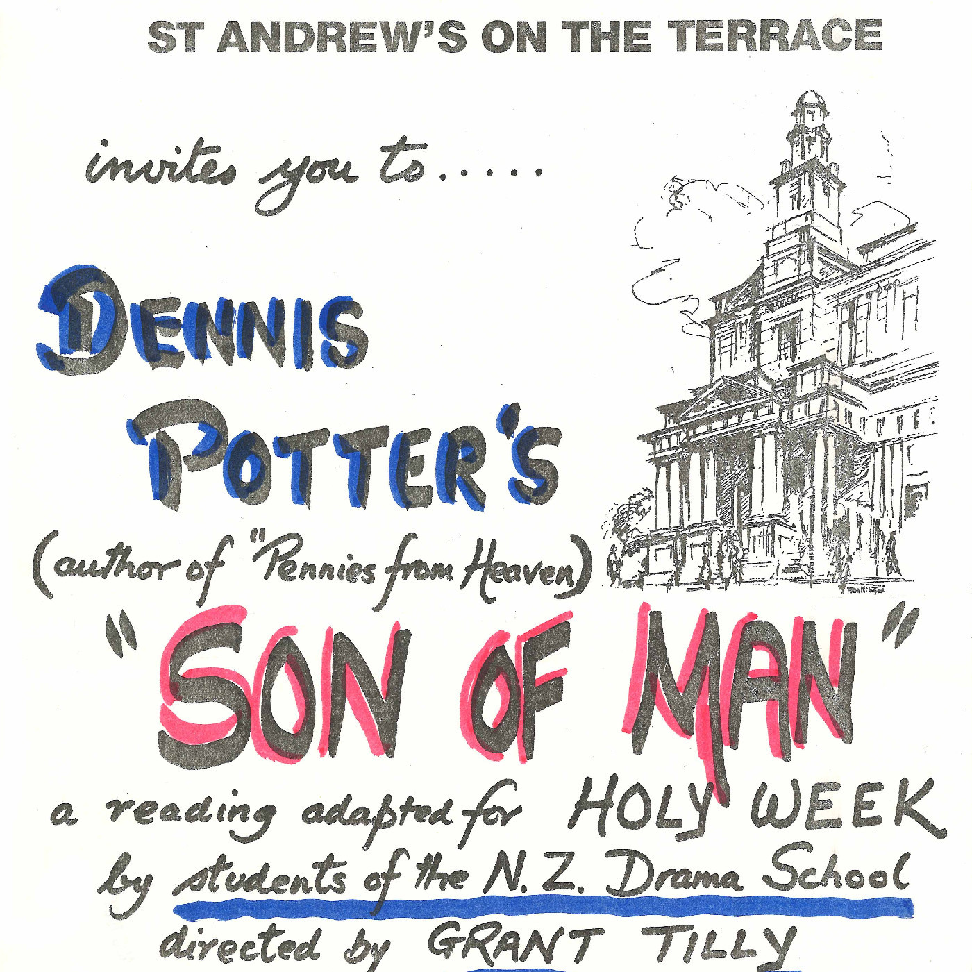 New Zealand Drama School: "Son of man"