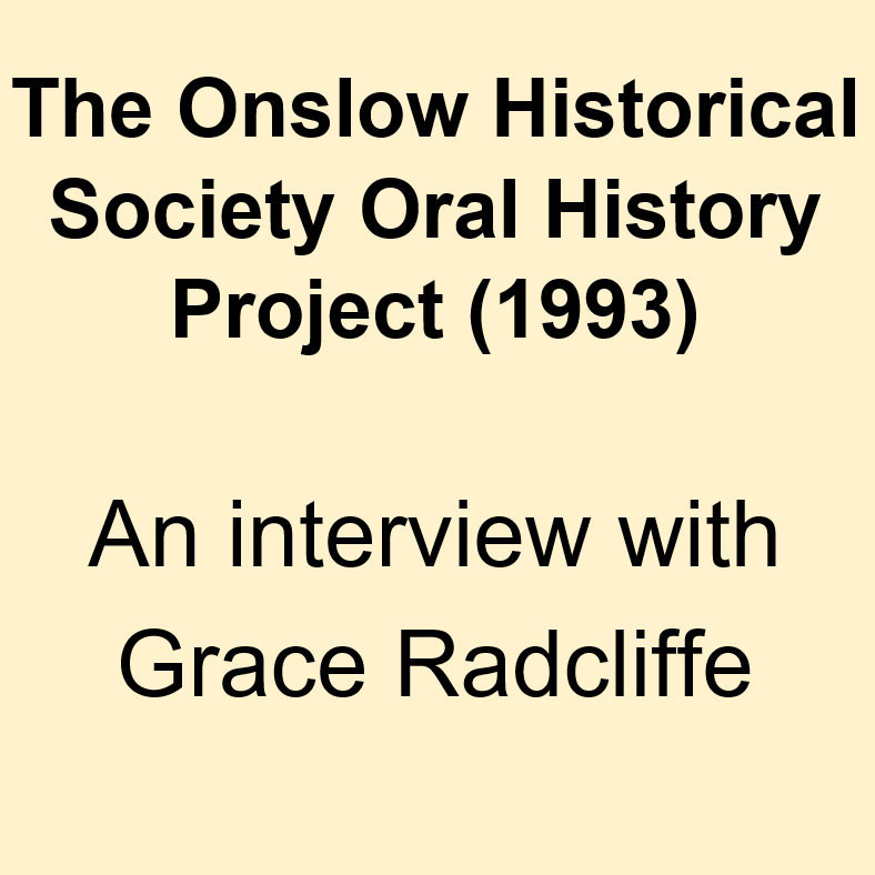 Grace Radcliffe Oral History