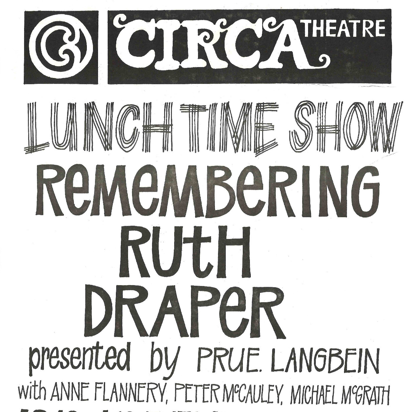Circa Theatre: "Remembering Ruth Draper"