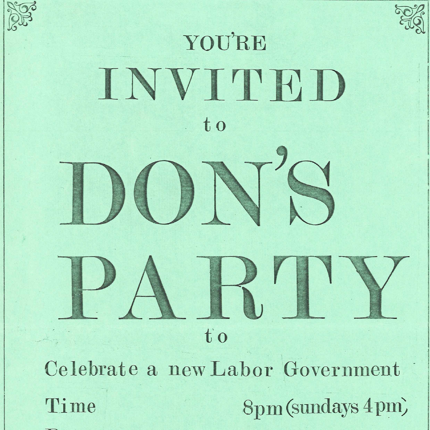 BATS Theatre: "Don's Party"