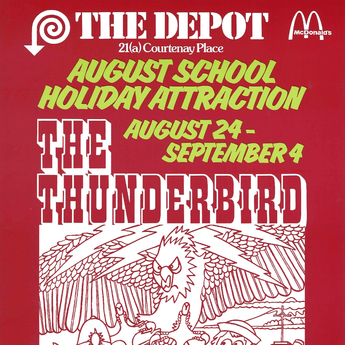 The Depot August School Holiday Attraction